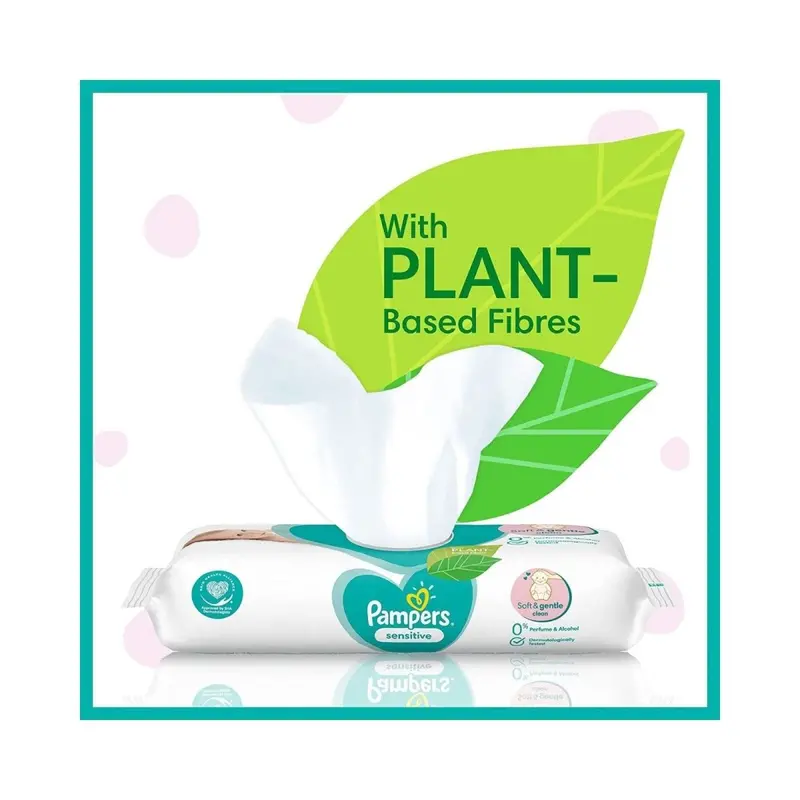 Pampers Baby Wipes Sensitive 52 Pcs 2