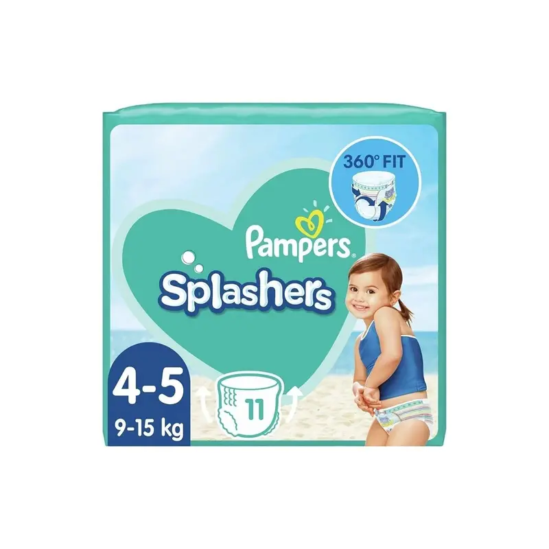Pampers Splashers Baby Shark Maxi Size 4 - 11 Nappies 1