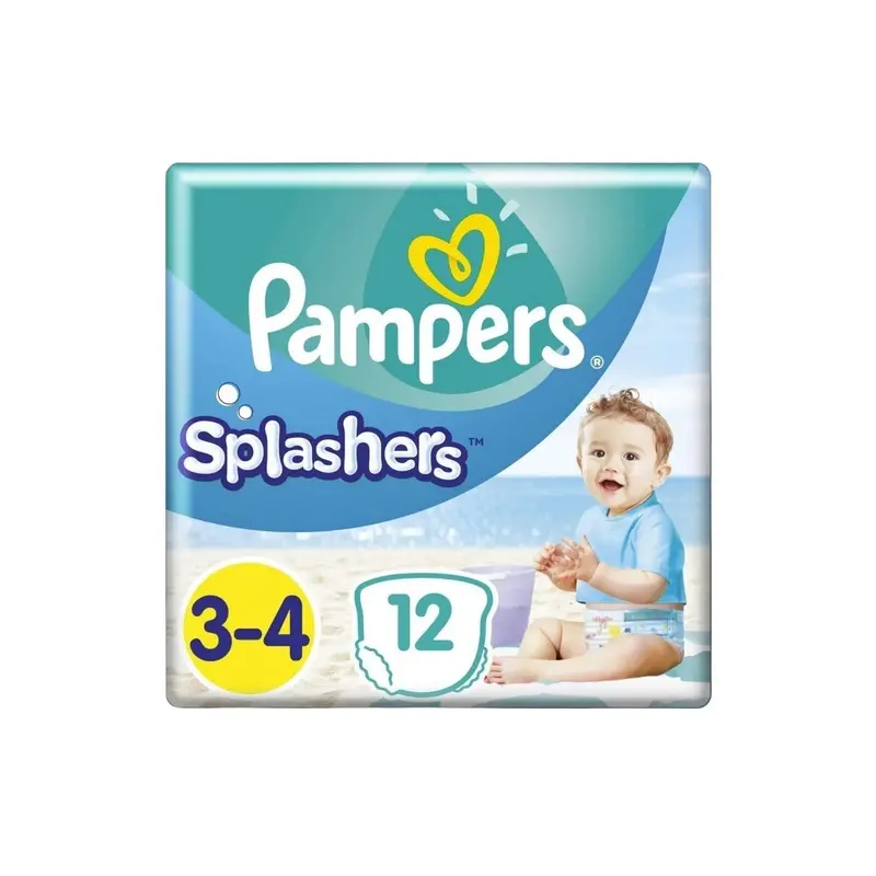 Pampers Splashers Baby Shark Size 3-4 - 12 Nappies 1