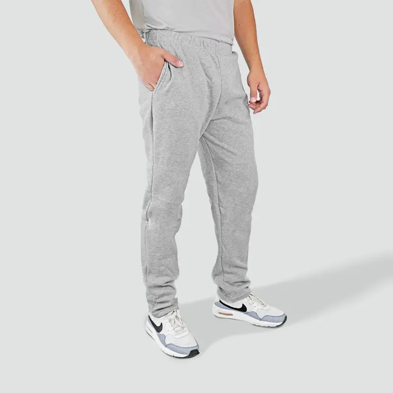 Pants De Felpa Color Gris Claro 2