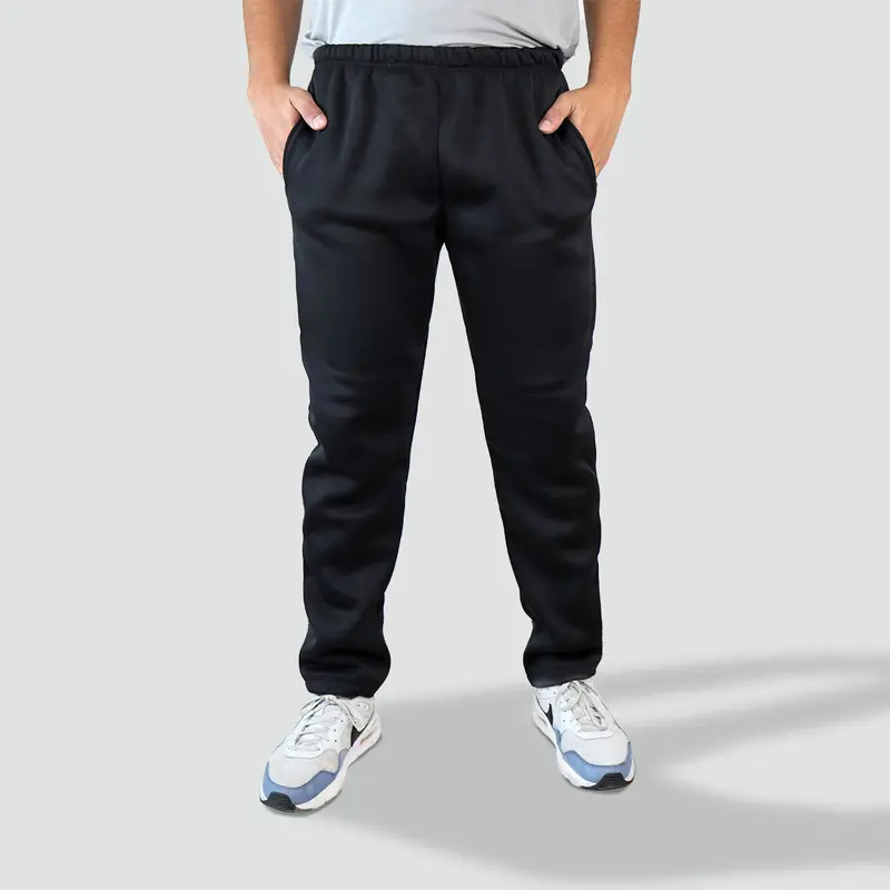 Pants De Felpa Para Caballero Color Negro 1