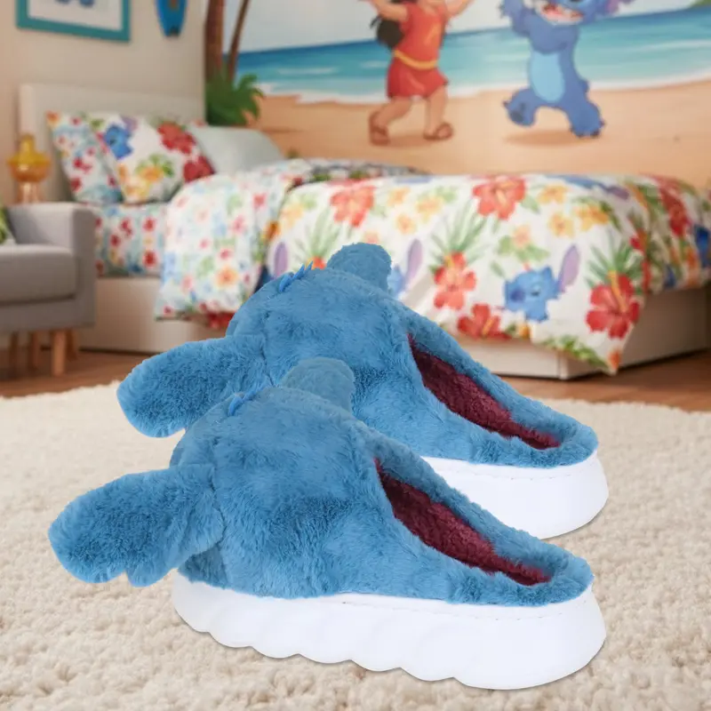Pantuflas, Color Azul, Stitch 2