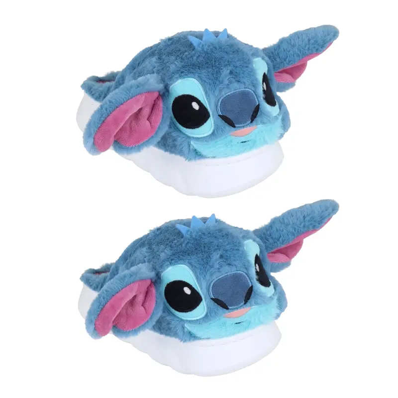 Pantuflas, Color Azul, Stitch 3