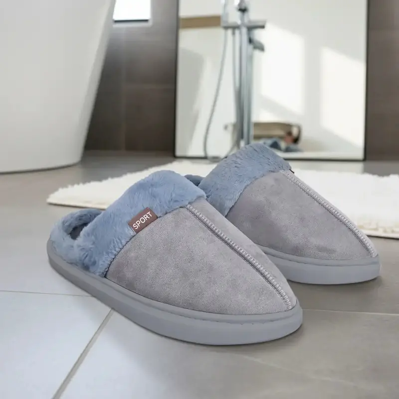 Pantuflas, Color Gris 1