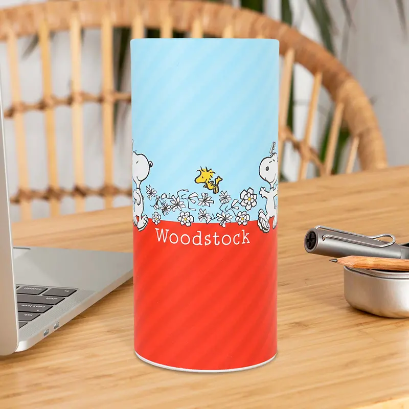 Pañuelos Desechables En Bote Color Azul Con Diseño De Snoopy 1