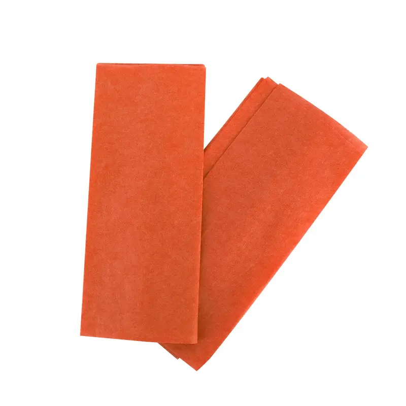 Papel De China Color Naranja, 2 Hojas, Envoltura De Color 2