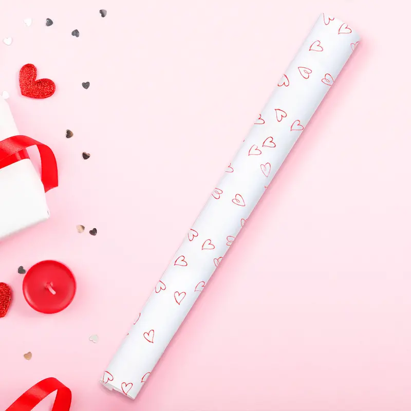 Papel De Regalo De Corazones 2