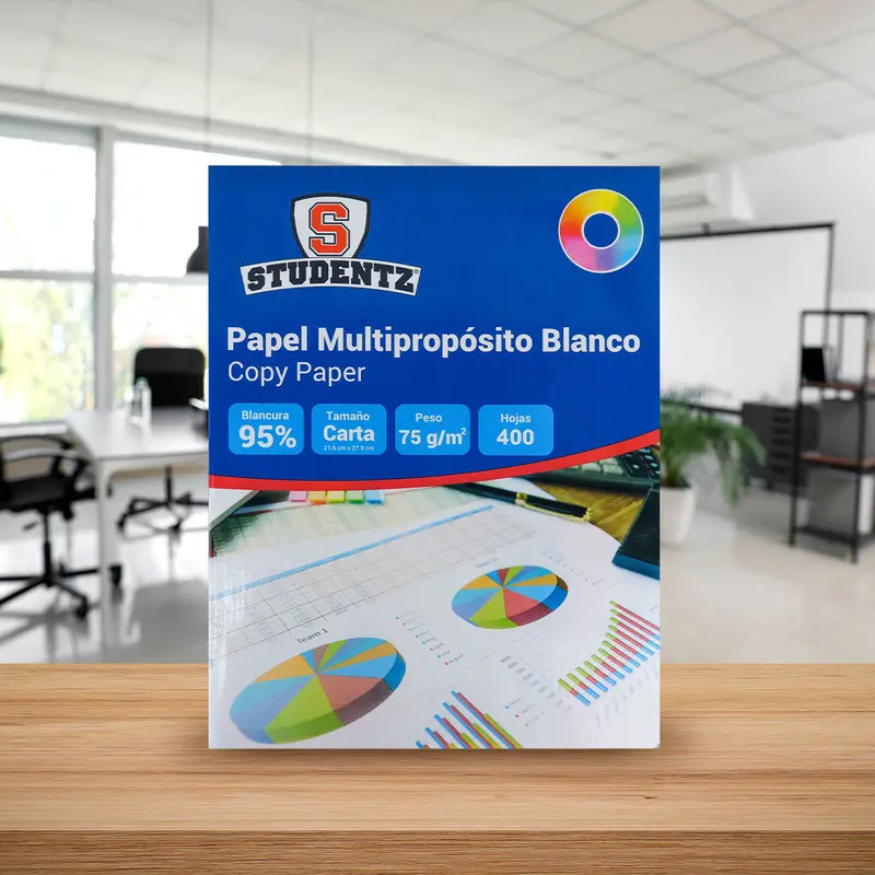 Papel Multipropósito Blanco, 400 Hojas 1
