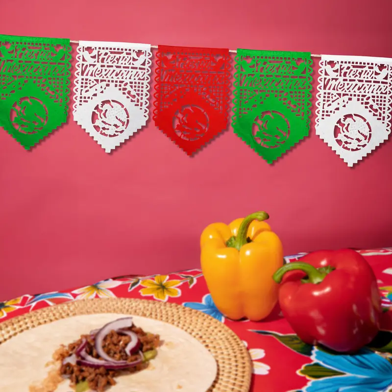 Papel Picado, Diseño Fiestas Patrias, 2 M 1