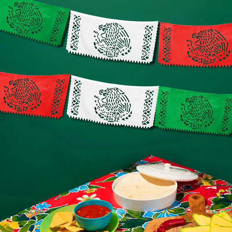 Papel Picado, Diseño Fiestas Patrias, 3.2 M 1