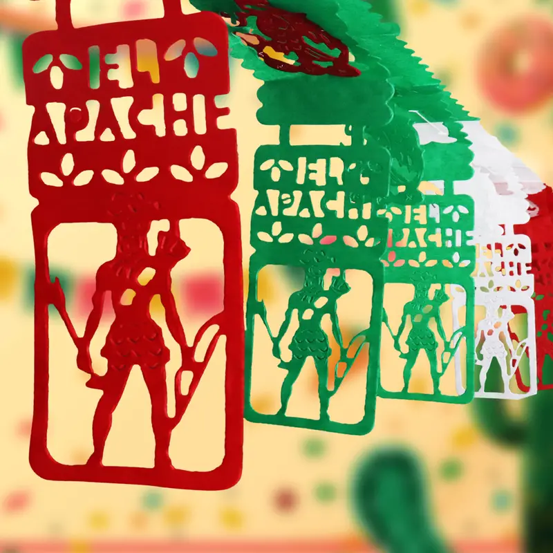 Papel Picado Para Fiestas Patrias, El Apache 1