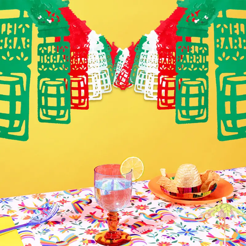 Papel Picado Para Fiestas Patrias, El Barril 1