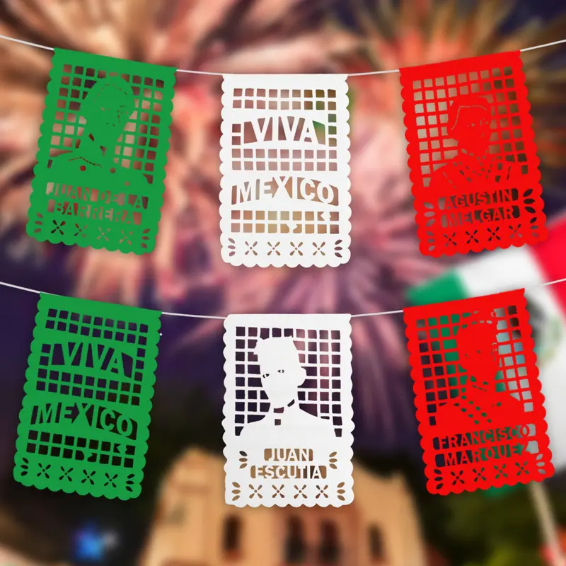 Papel Picado Para Fiestas Patrias, Niños Héroes 1