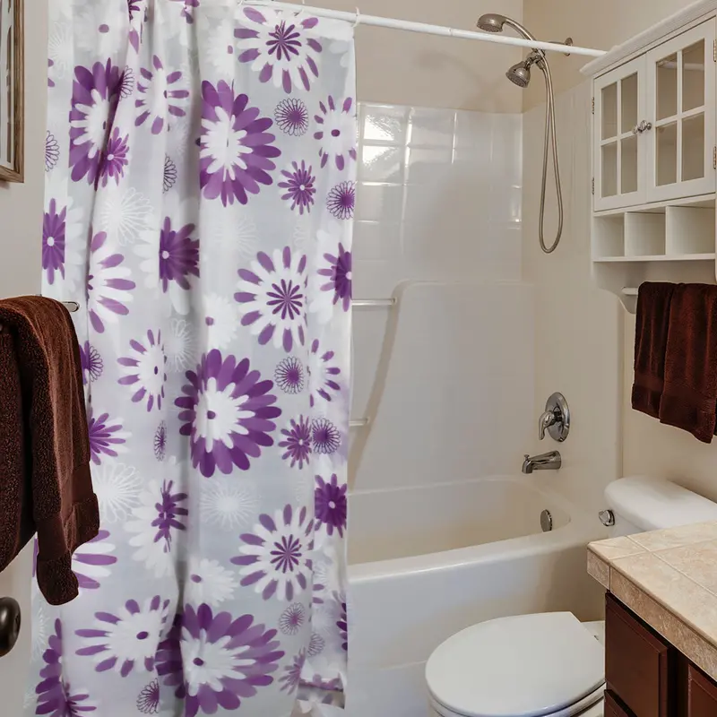 Paquete De 2 Cortinas De Baño 1