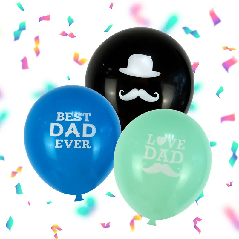 Paquete De 5 Globos De Látex, Día Del Padre 1