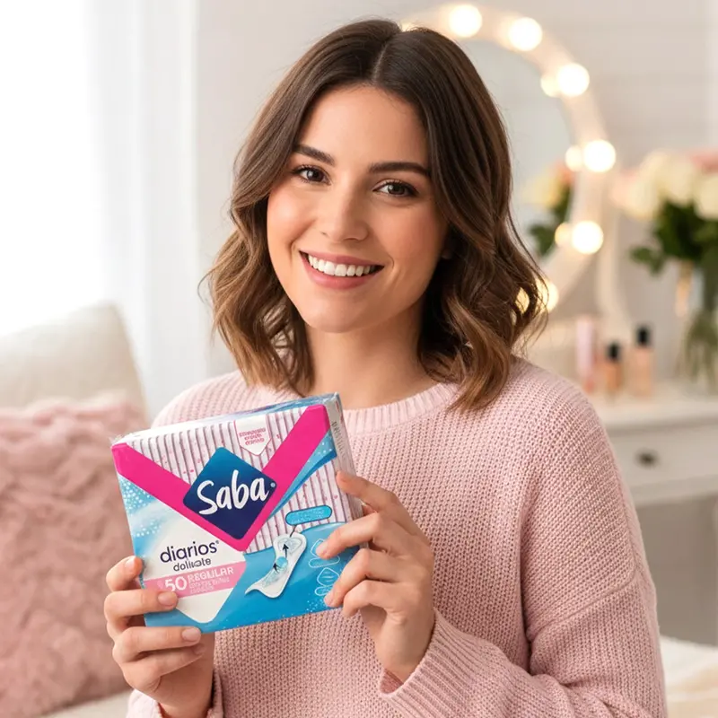 Paquete De 50 Protectores Diarios, Saba 2