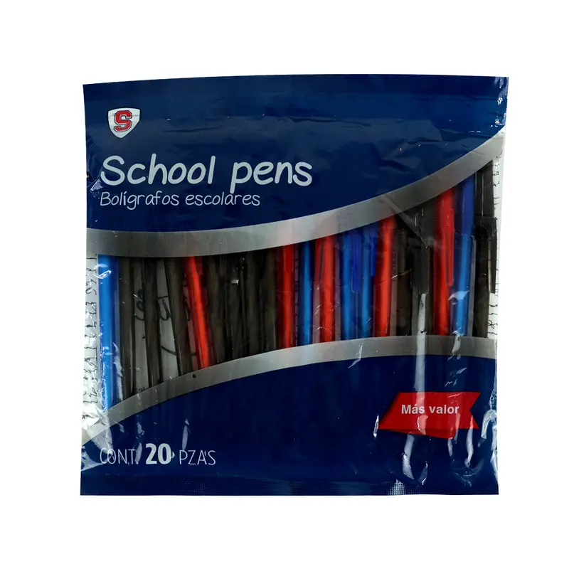 Paquete De Bolã­Grafos De Colores, 20 Piezas 1