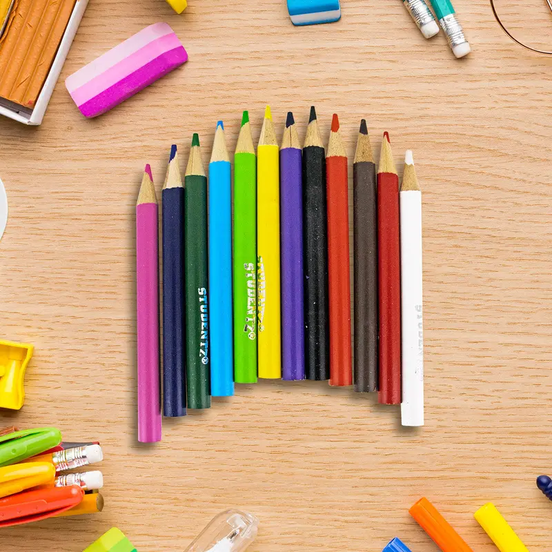 Paquete De Mini Lápices De Colores 24 Pz. 2