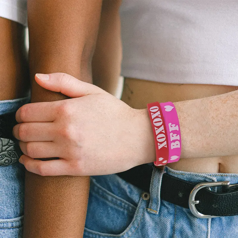 Par De Pulseras De Amistad, 2 Piezas. 1