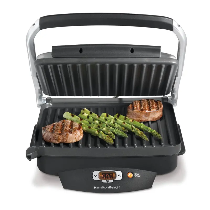 Parrilla Para Interiores Steak Lover's Hamilton Beach 25331 1