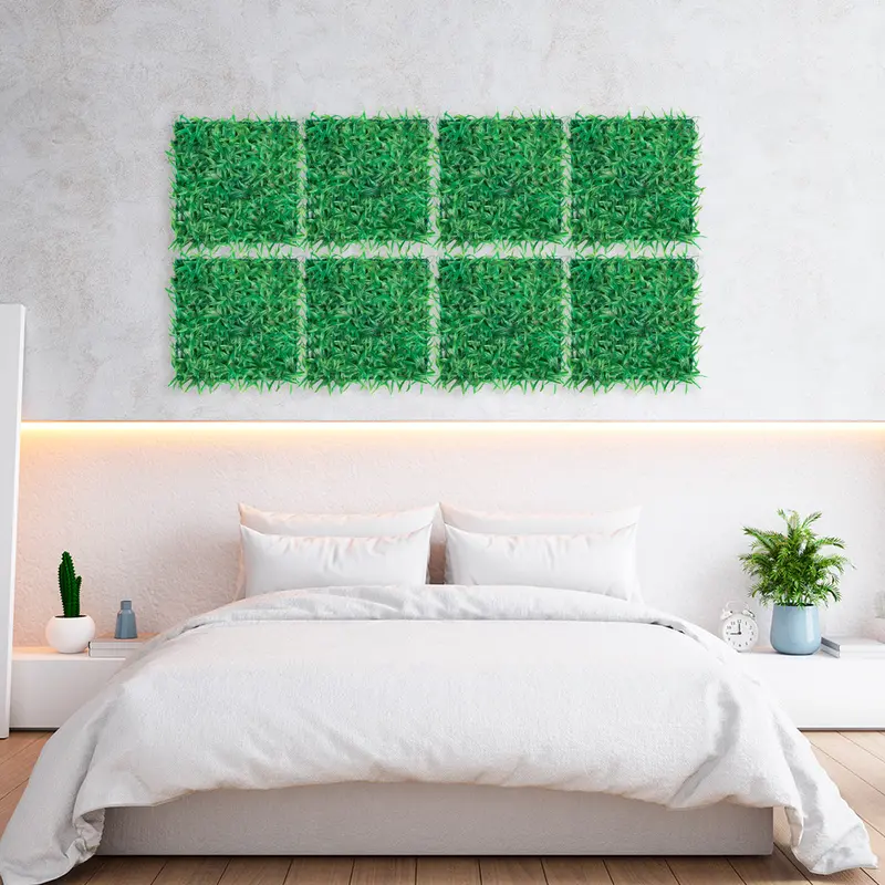 Pasto Artificial Color Verde Claro Para Decoración 1