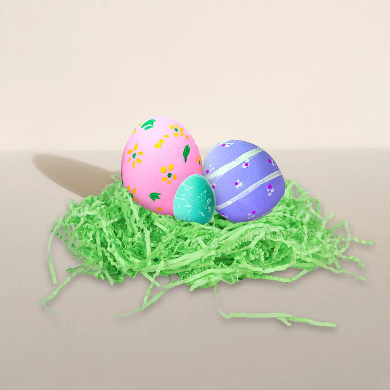 Pasto Decorativo Para Pascua, Color Verde, 43Gr 2