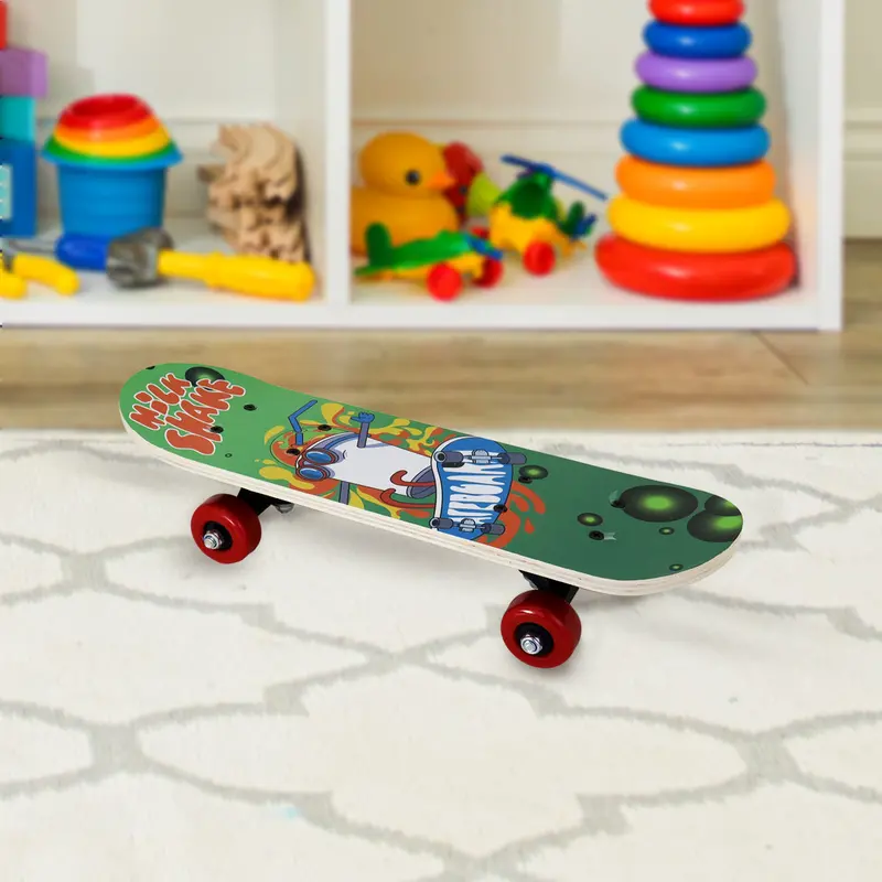 Patineta Skateboard Para Principiantes, Color Verde 1
