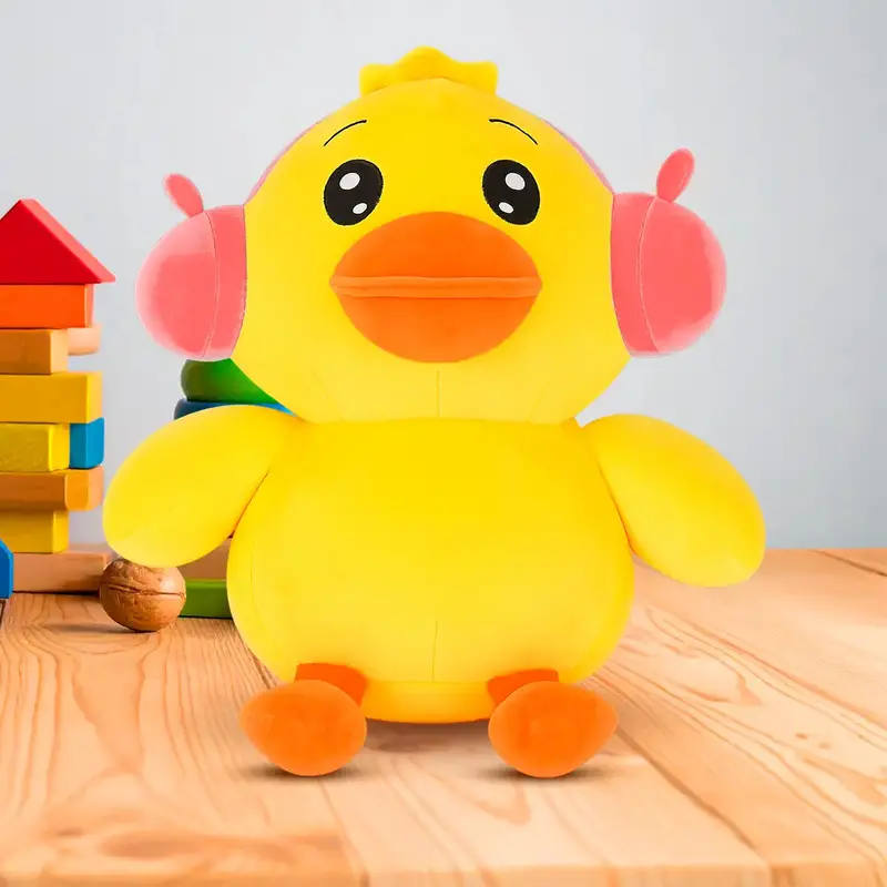 Pato Con Audífonos Rosas, Peluche 2