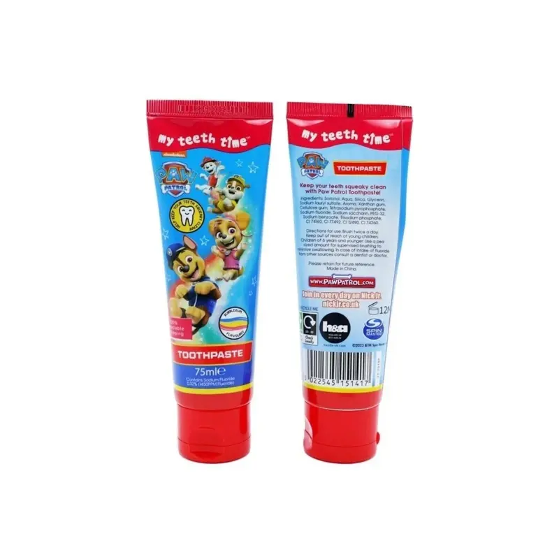 Paw Patrol Bubble Gum Flavour Toothpaste 75Ml 2