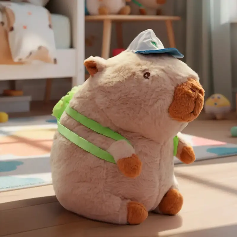 Peluche, Capibara Con Gorro 1