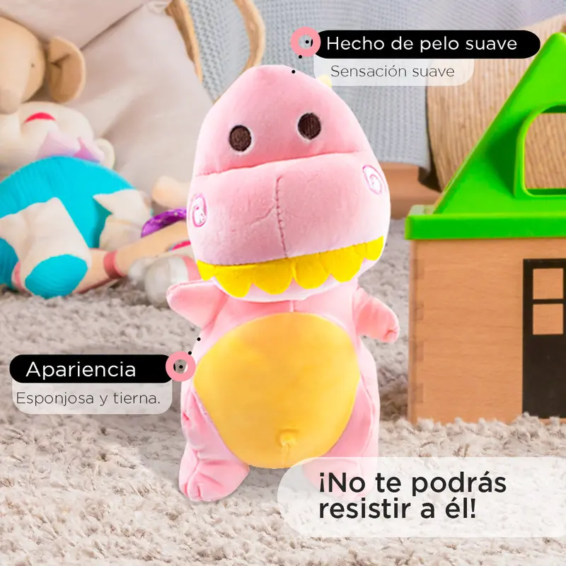 Peluche Dino Rosa 1