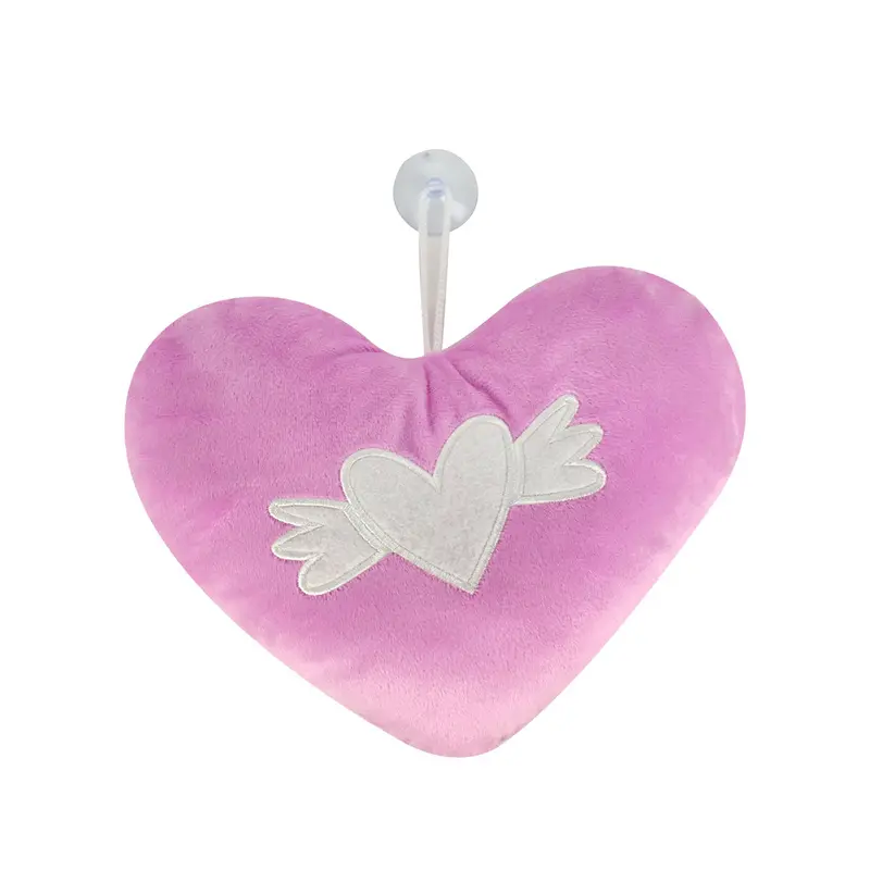 Peluche En Forma De Corazón Con Estampado De Alas 2