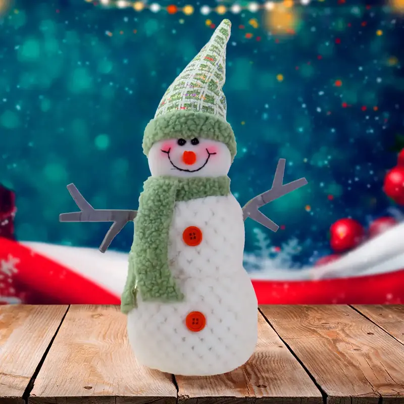 Peluche Navideño, Muñeco De Nieve 1