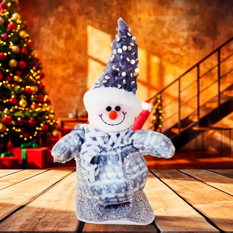 Peluche Para Decoración, Muñeco De Nieve 1