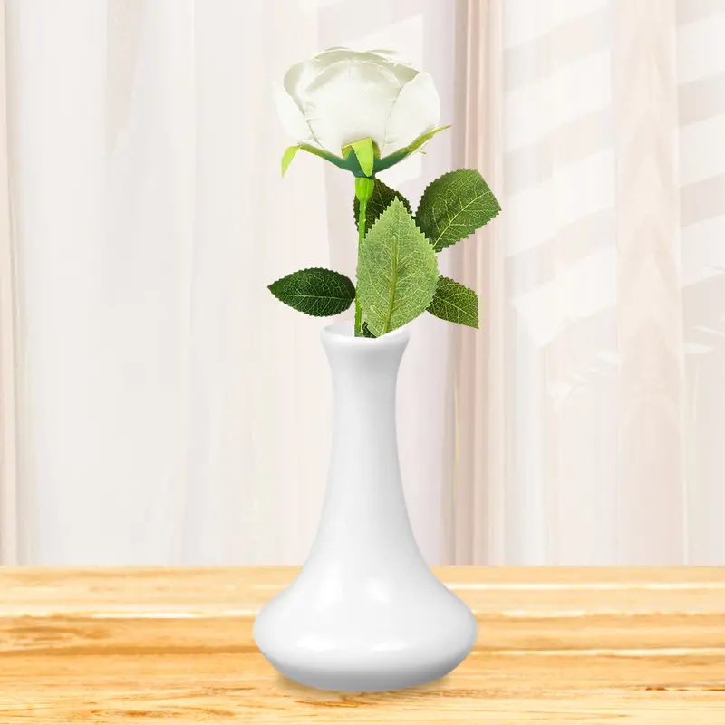 Peonia Artificial Color Blanco, 50 Cm 1