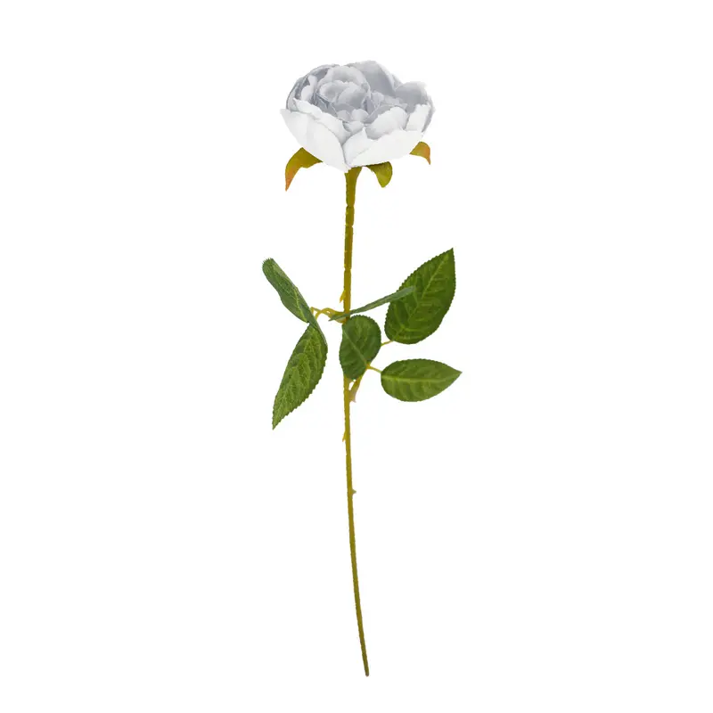 Peonia Decorativa Artificial Color Blanco 2