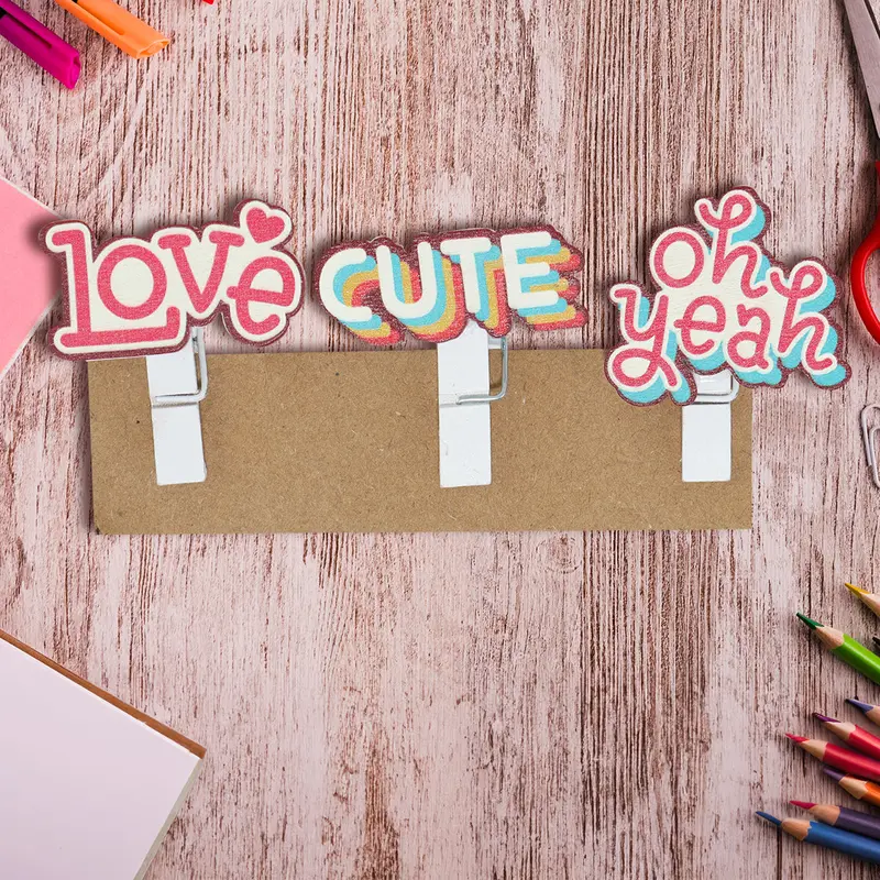 Pequeños Clips Decorativos De San Valentín 3 Piezas. 1