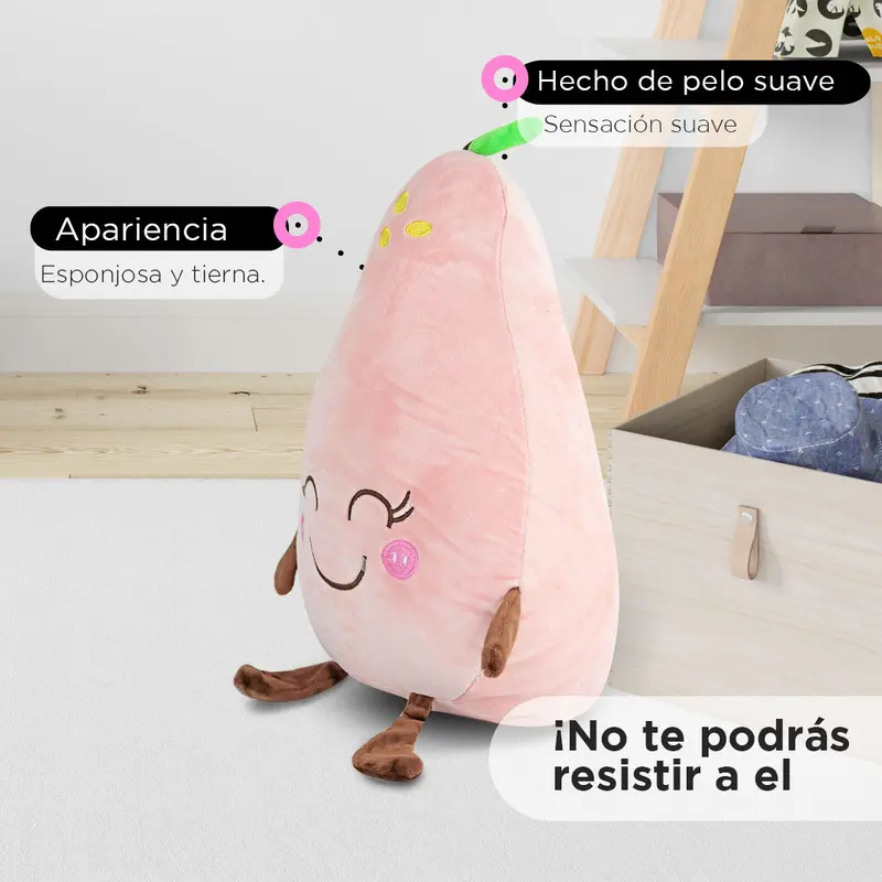 Pera De Peluche Rosa 1