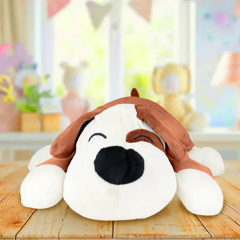 Perrito Dormido, Peluche, Color Café 2