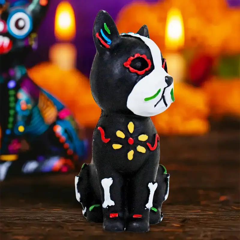 Perrito, Figura De Cerámica, Día De Muertos 1