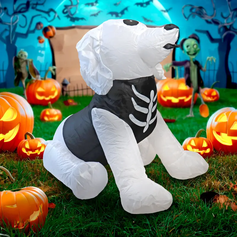 Perrito Inflable Para Decoración De Halloween 1