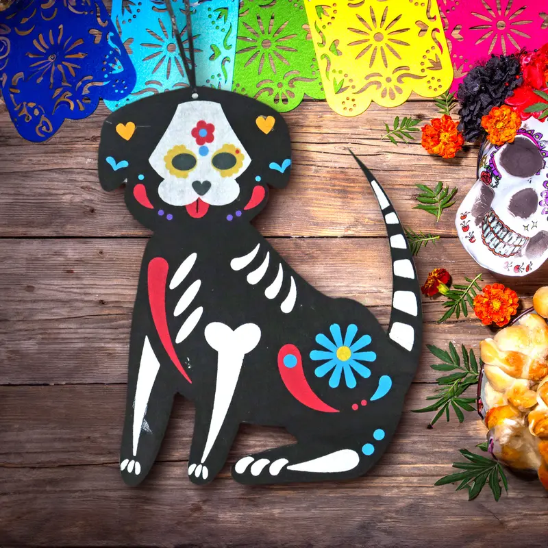 Perro De Fieltro Decorativo Para Halloween 2