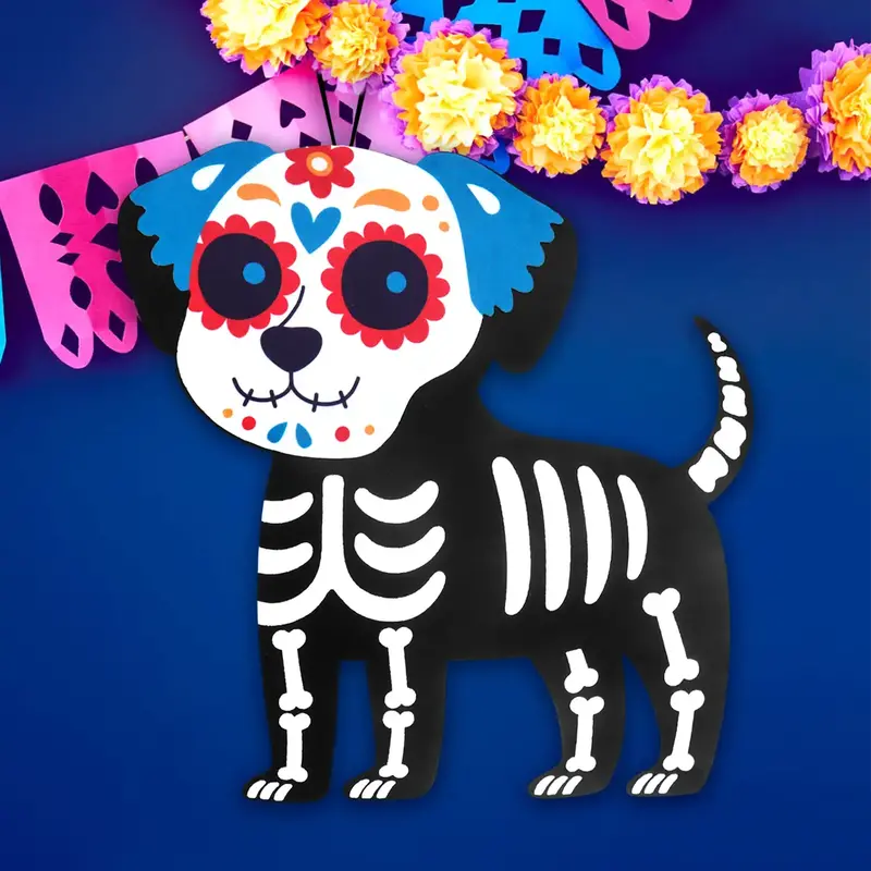 Perro, Decoración De Fieltro, Día De Muertos 2