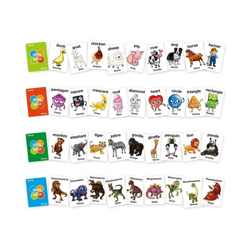 Peterkin Snap Card Game Set - Pack Of 4 2