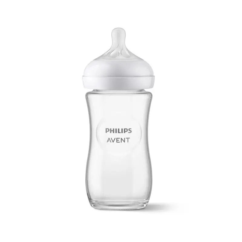 Philips Avent Natural Response Glass Bottle 3-6 Months 240Ml 2
