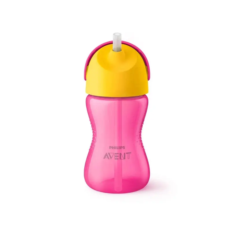 Philips Avent Training Cup With Straw 12+ Months 300 Ml - Pink 1
