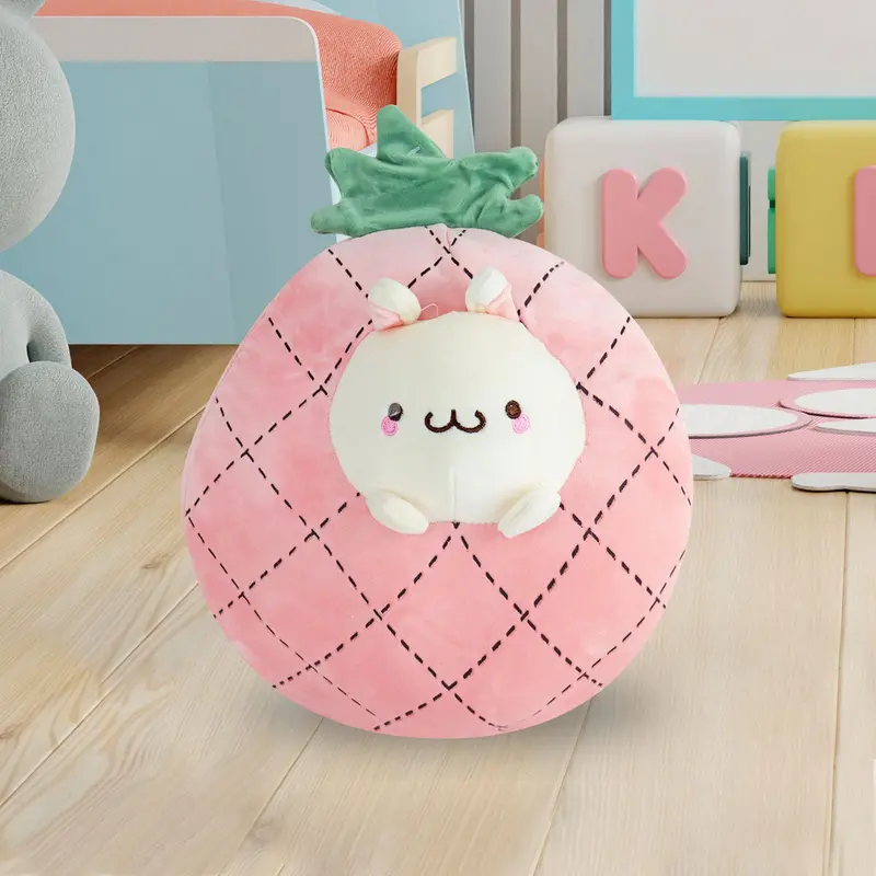Piã±A De Peluche Con Conejo Rosa 2