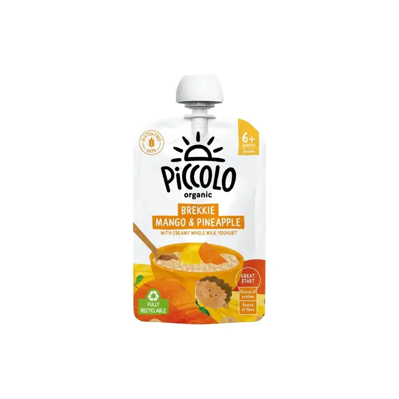 Piccolo Organic Brekkie Mango & Pineapple 6+ Months 100G 1