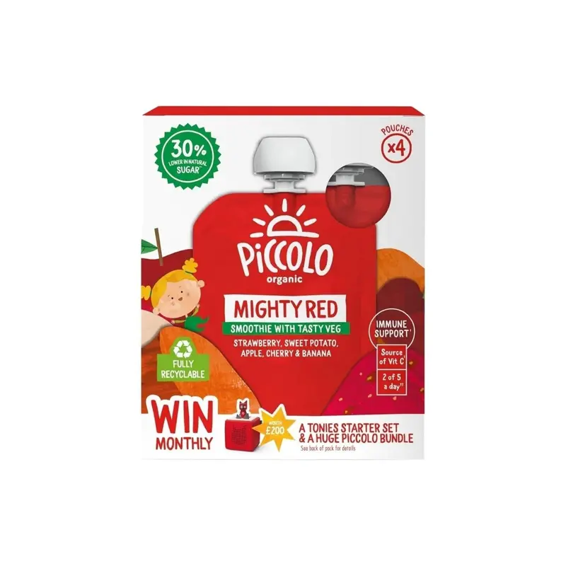 Piccolo Organic Red & Go 6+ Months 360G (4X90g) 1