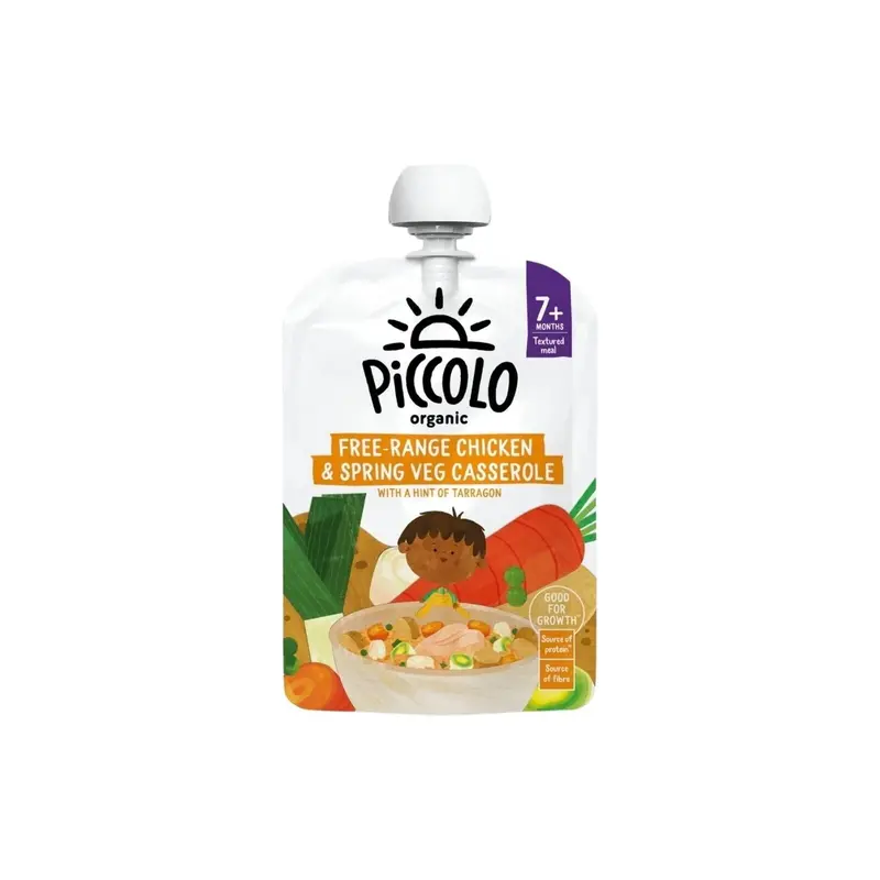 Piccolo Organic Spring Vegetable & Chicken Casserole 7+ Months 130G 1